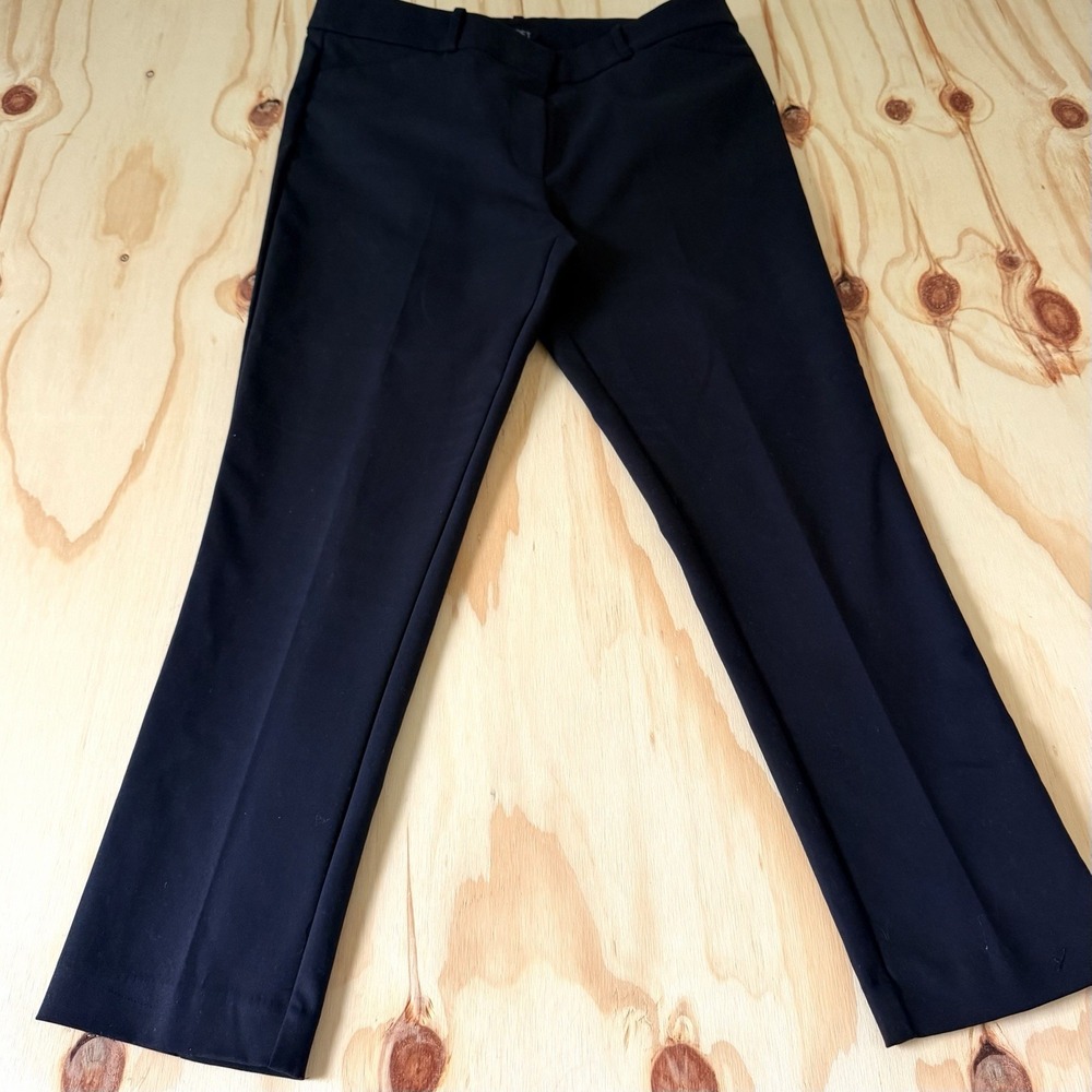 LOFT Women's Black Marisa Trousers Size 12 Dress Pants   Old Money